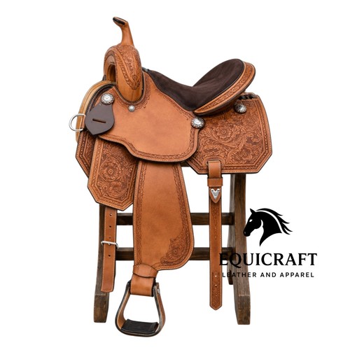 Selle western cuir - en, fait