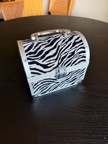 Caboodles zebra print aluminum - zebra,