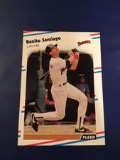 1988 fleer benito santiago - fleer,