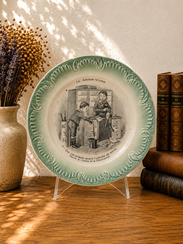 Assiette parlante vintage - parlante,
