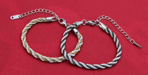 Bracelet unisexe en acier - 💎,
