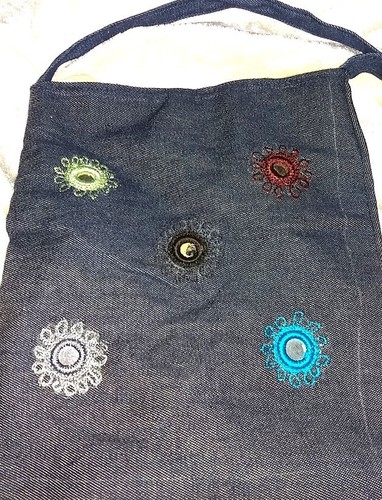 Sac bandoulière jeans - sac,