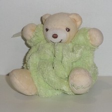 Doudou Ours Kaloo - Collection plume vert