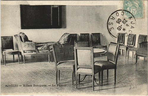 Cpa ajaccio maison bonaparte - maison,