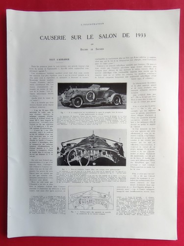 Article presse automobile - article, de