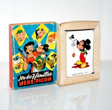 RARE ! ancien jeu de 7 familles - Mère Picon - Walt Disney - Objet publicitaire