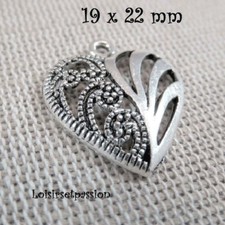 LOT de 3 - COEUR FILIGRANE