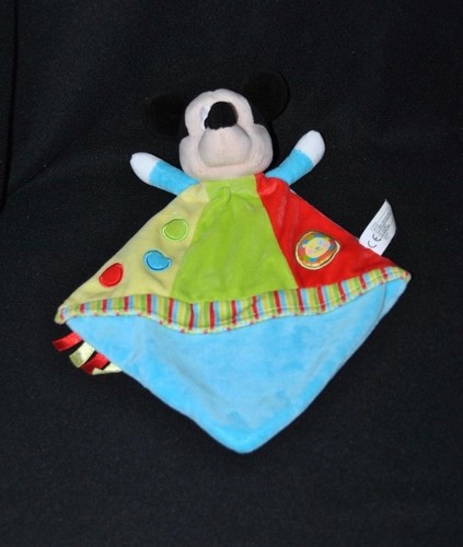 Peluche doudou mickey - doudou, plat