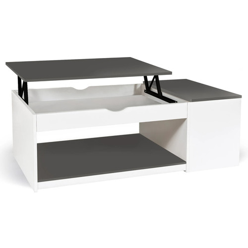 Table basse plateau relevable