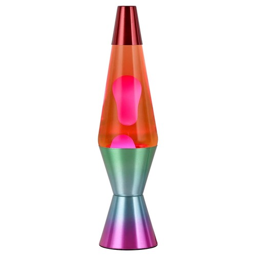 Lampe lave rouge rose - 37, cm