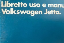 Volkswagen Jetta Livret Voiture Utilisation Entretien Italien Original Vintage