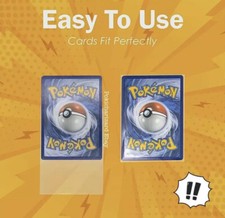 300 POCHETTE PROTECTION PROTÈGE CARTE SLEEVES 66X91mm POKÉMON MAGIC ✨