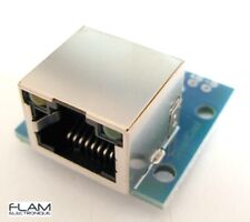 Connecteur RJ45 femelle avec LED PCB TEST - Ethernet Female connector + PCB