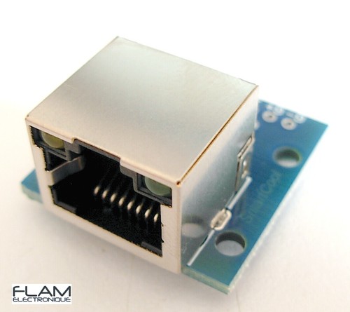 Connecteur rj45 femelle avec - connecteur,