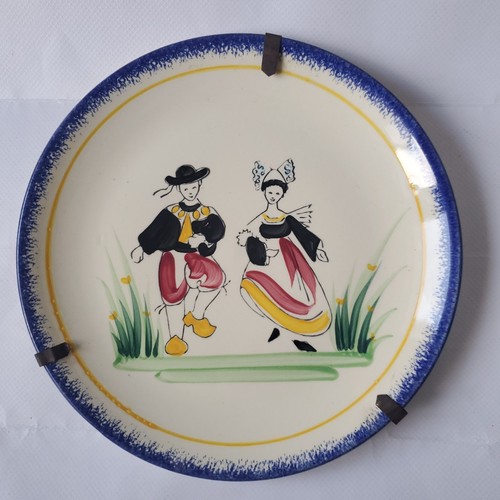 Ancienne assiette decorative - ancienne,