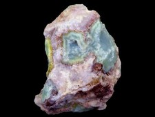 OPALE, VERT, BLEU, QUARTZ - Mine Juanito, Espagne / 7 x 6 x 3cm