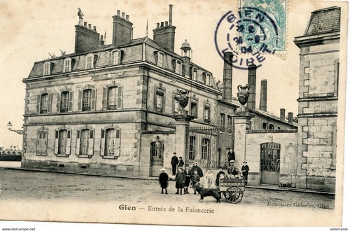 S10284 cpa gien entrée - cpa,