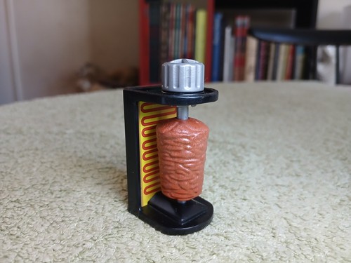 Street food playmobil kebab - street,