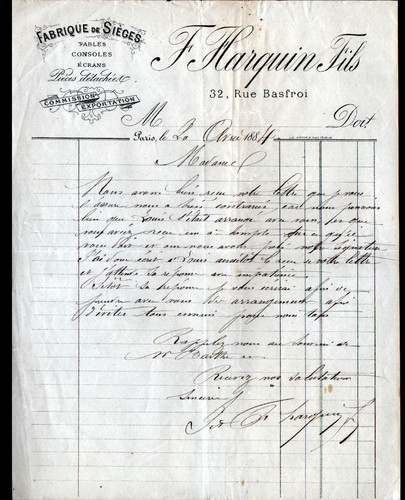 Paris menuiserie - (xi°),
