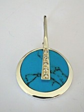 Pendentif - Turquoise - Argent