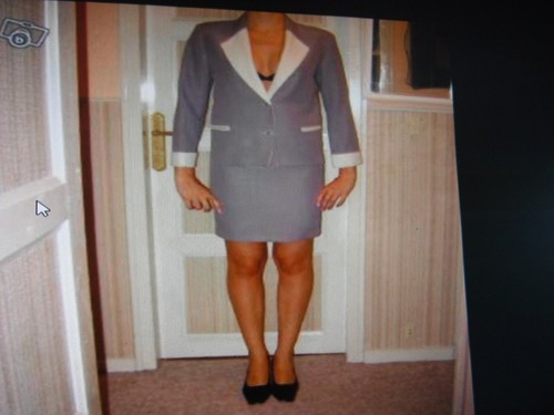 Tailleur jupe veste doublee - tailleur,