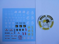 SOLIDO CHARS ALLEMANDS PLANCHE DE DECALCOMANIES 1/50 