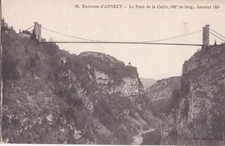 CPA 74 HTE-SAVOIE ANNECY Le Pont de la Caille sur la Rivière USSES à CRUSEILLES
