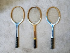 3 raquettes de tennis vintage Sport Decoration Sportif Ancien Deco Loft Atelier
