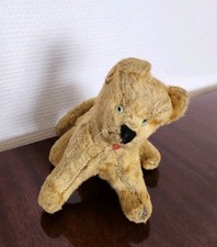 Ancienne Peluche Chat Rembourrage Paille 13 cm Début XXᵉ Ancien Jouet Collection