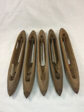 Lot 5 Navettes Tissages Anciennes Bois Metier à Tisser Filature 