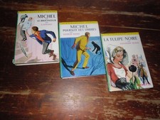 A VOIR ! LOT 3 ANCIENS LIVRES ENFANTS " COLLECTION BIBLIOTHEQUE VERTE " 1961/73