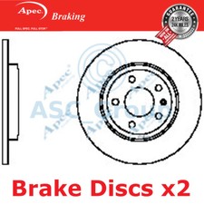 2x Apec BRAKING 288mm Uni OE