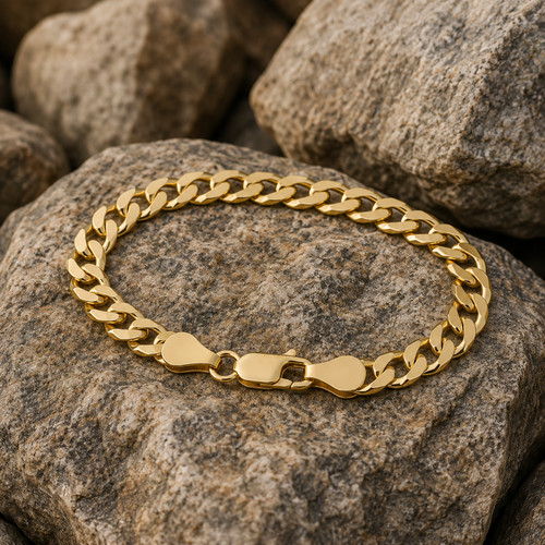 Bracelet homme 18 carats - bracelet, or