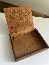 Ancienne Boîte À Cigare En Bois Momentitos 