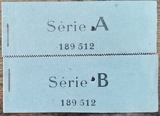 2 carnets de 10 billets de loterie nationale 1942 14e tranche - Gueules Cassées