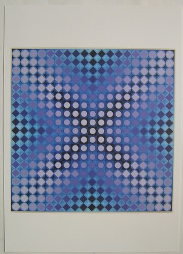 Victor vasarely carton - vasarely,