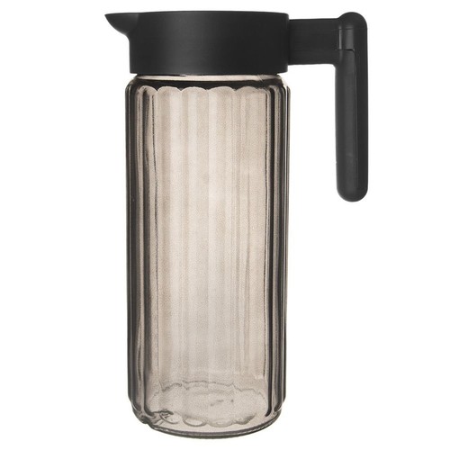 Pichet verre avec couvercle - verre,