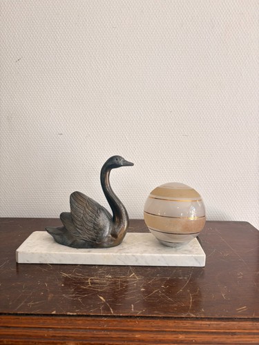 Lampe cygne art déco - cygne,