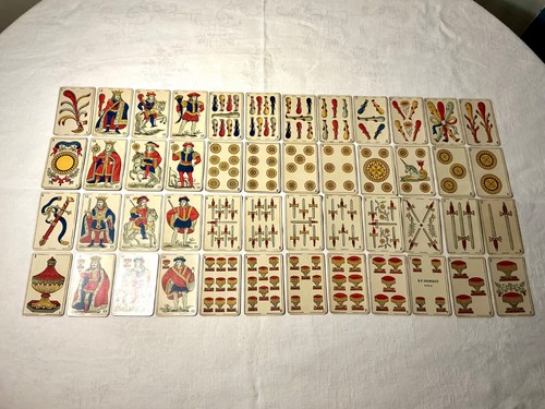 Ancien jeu cartes - de, espagnol