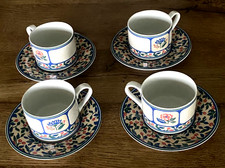 4 tasses déjeuner thé café