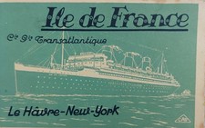 Rare carnet de 12 cartes