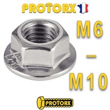 Ecrou à Embase Crantée M6 à