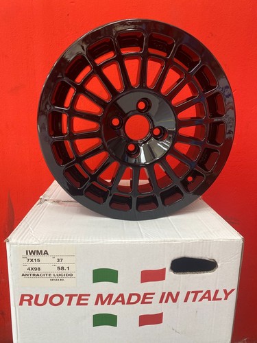 Roues montecarlo noires 7x15 - 4,