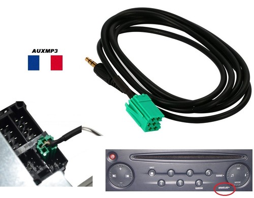 Cable auxiliaire mp3 - , autoradio