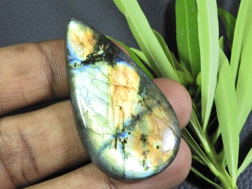 Cabochon poire dorée - cabochon,