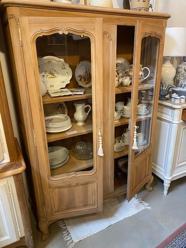 Vitrine provençale louis xv - vitrine,