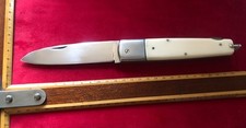 couteau a pompe rare ancien LE LOUIS D'OR antique knife coltello messer