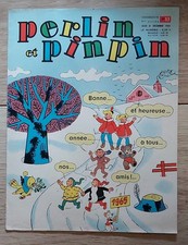 Magazine enfant PERLIN et PINPIN N° 53  31 DECEMBRE 1964 TITOUNET