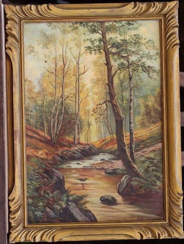 Tableau fin 19ème brunelet - tableau,