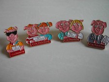 Lot de 4 pin's Alimentation -